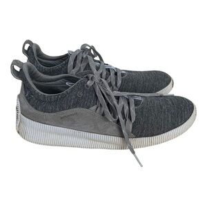 🌷 SOREL Women's Out N About Plus Sneaker Shoes Gray NL3254-081 Leather Lace Up